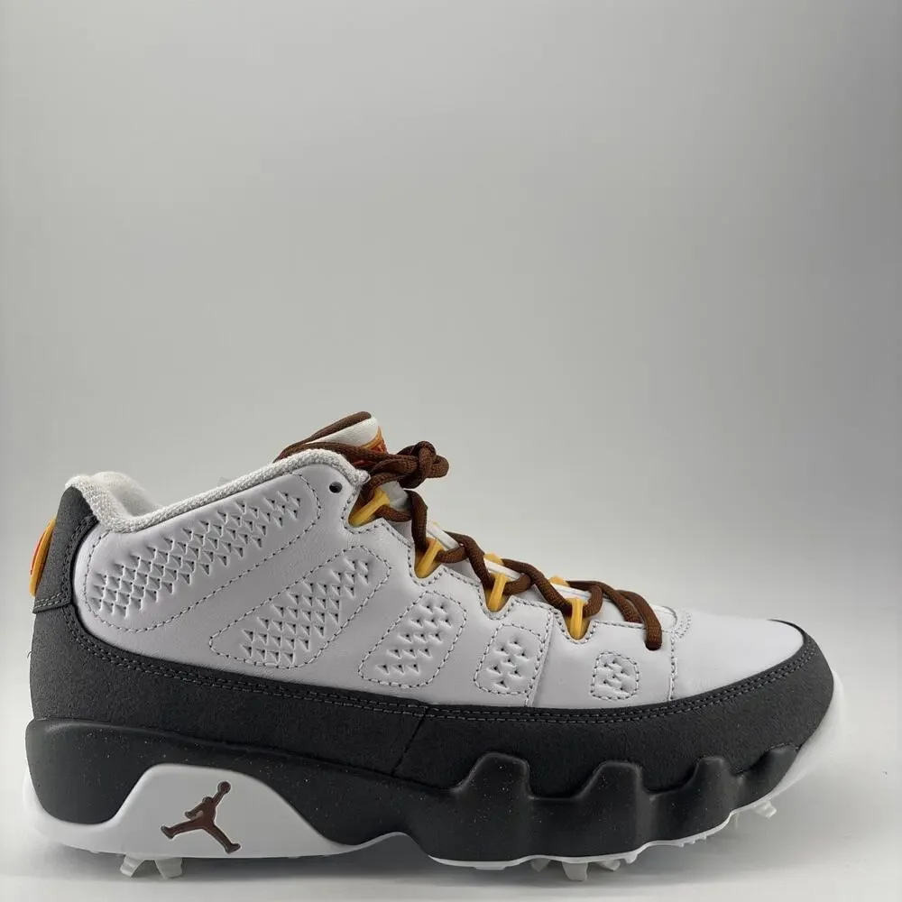 Air Jordan 9 Golf NRG U24 White Gold 7.5 FN6931 100 NEW